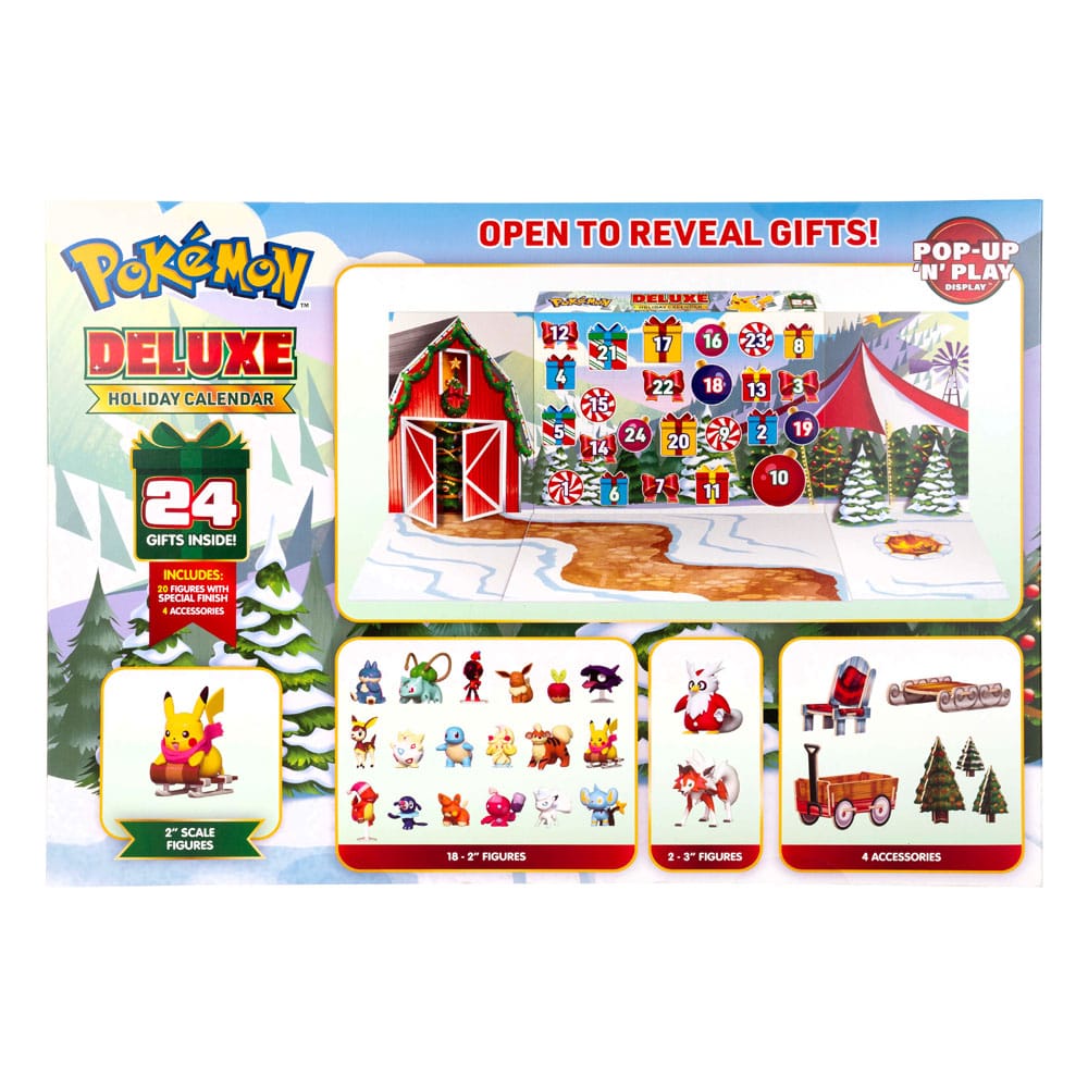 Pokémon Pop-Up 'N' Play Deluxe Advent Calendar Holiday 2025 Version EN