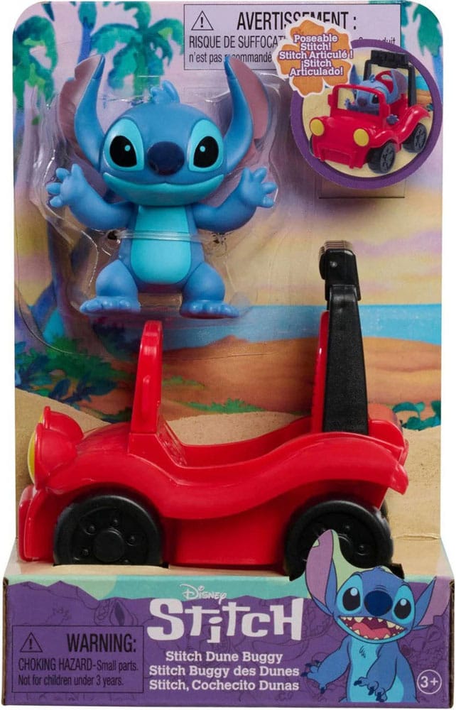 Lilo & Stitch Mini Figure Playset Stitch & beach buggy 7,5 cm