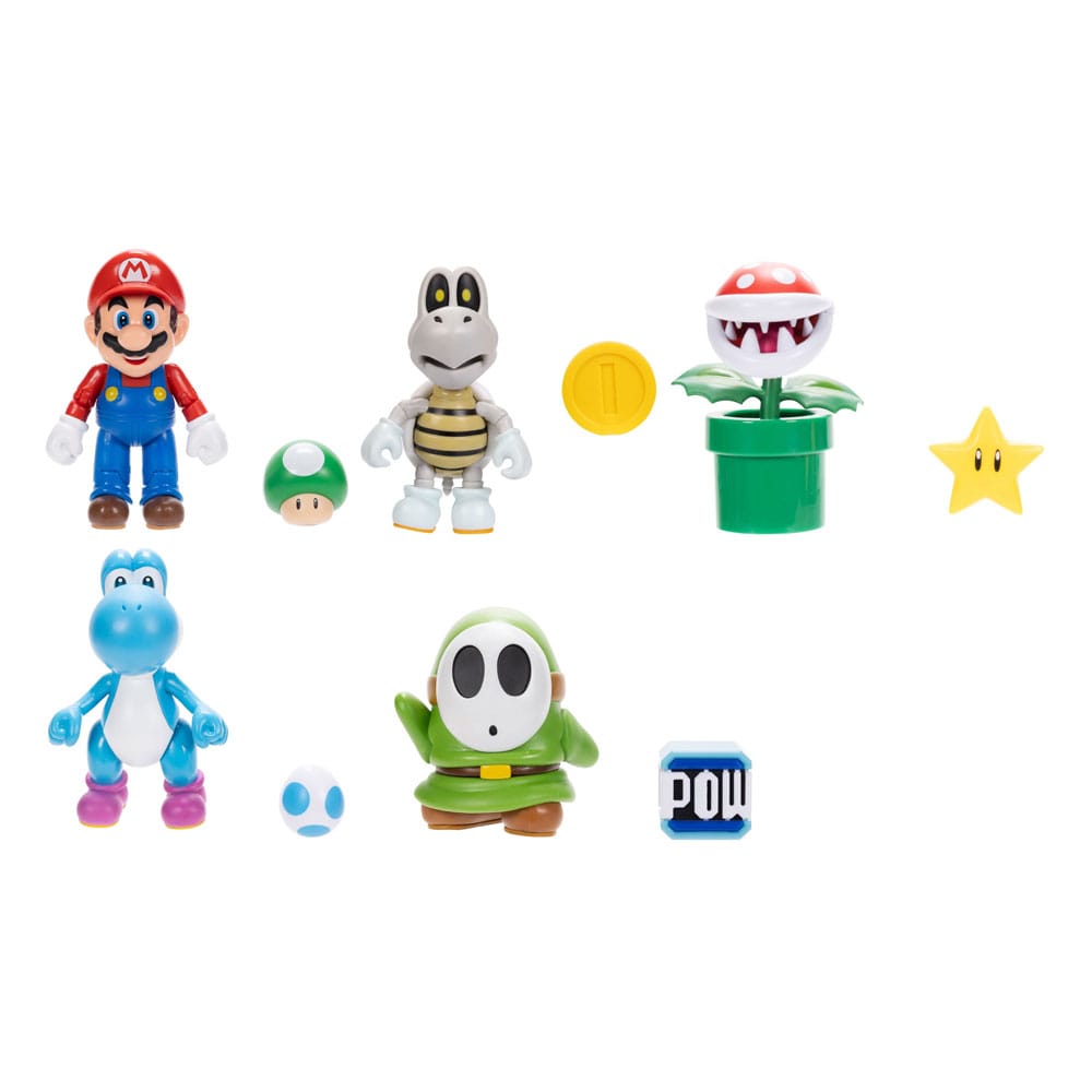 World of Nintendo Mini Figure Super Mario Wave 40 10 cm Assortment (6)