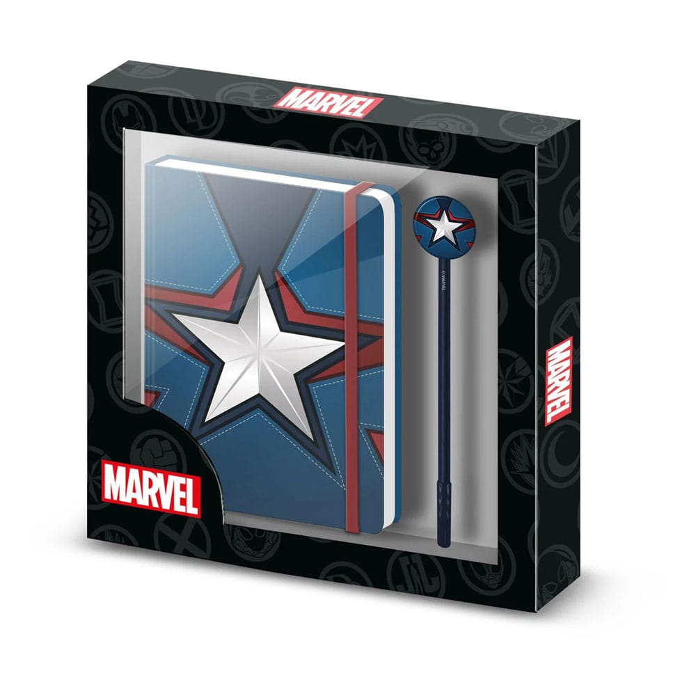 Marvel Diary Gift Box Captain America