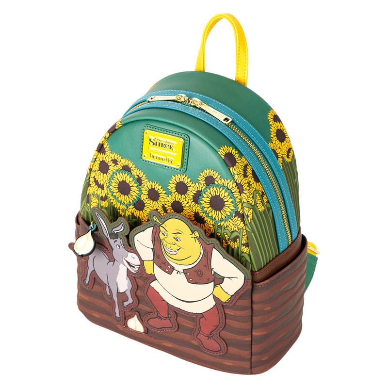 Dreamworks by Loungefly Mini Backpack Shrek & Donkey Sunflower Field