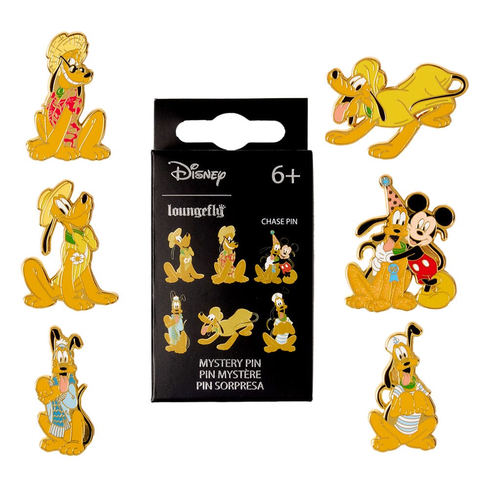 Disney by Loungefly Enamel Pins Blind Box Pluto 95th Anniversary Assortment (12)