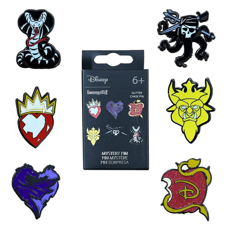 Disney by Loungefly Enamel Pins Blind Box Descendants Assortment (12)