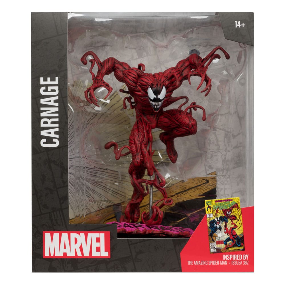 Marvel Collection PVC Statue 1/10 Carnage (The Amazing Spider-Man #362) 18 cm