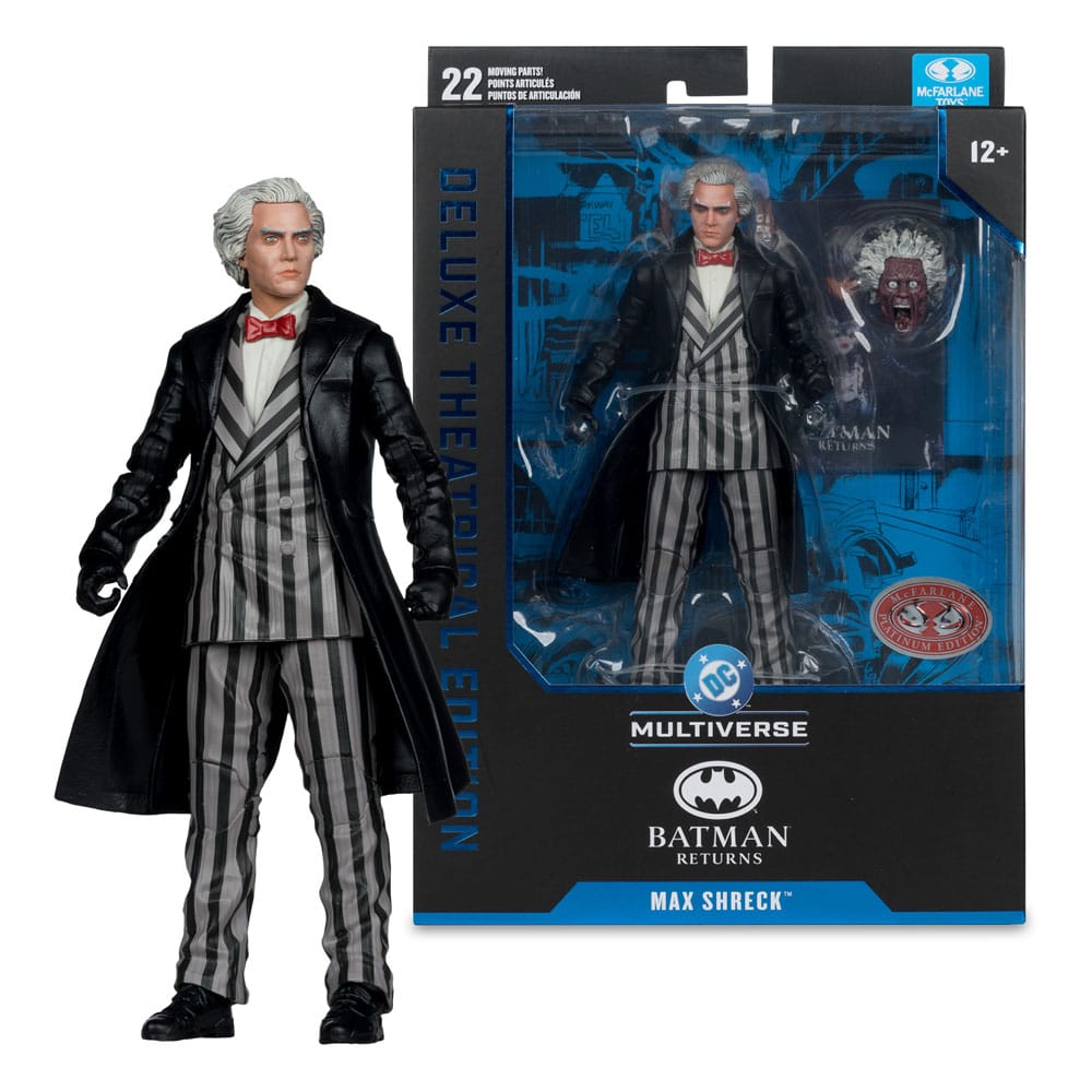 Batman Returns DC Theatrical Deluxe Edition Action Figure Max Shreck (Red Platinum Edition) 18 cm