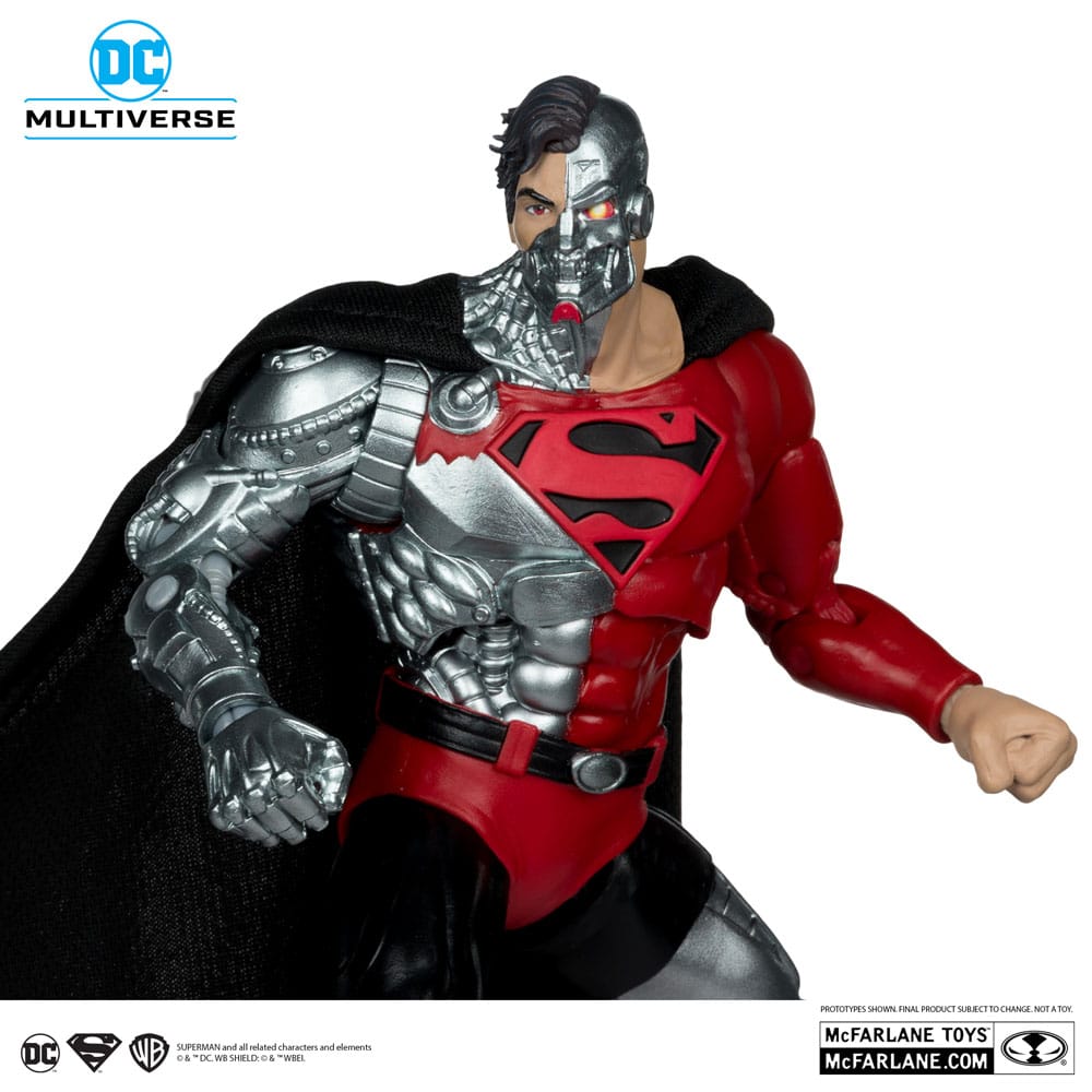 Revenge of the Green Lanterns DC Multiverse Action Figure Cyborg Superman (Gold Label) 18 cm