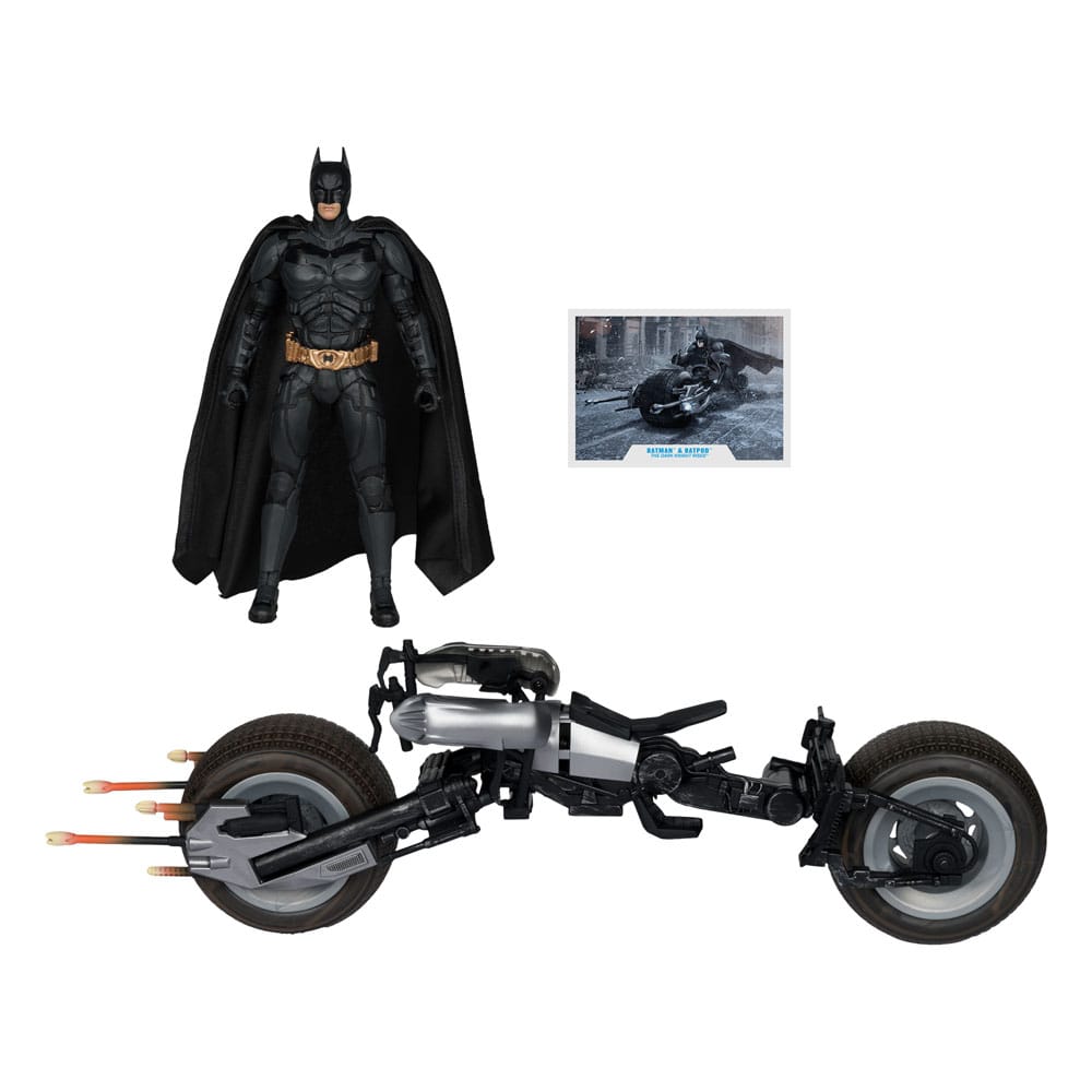 The Dark Knight DC Multiverse Action Figure with Vehicle Batman & The Batpod 18 cm