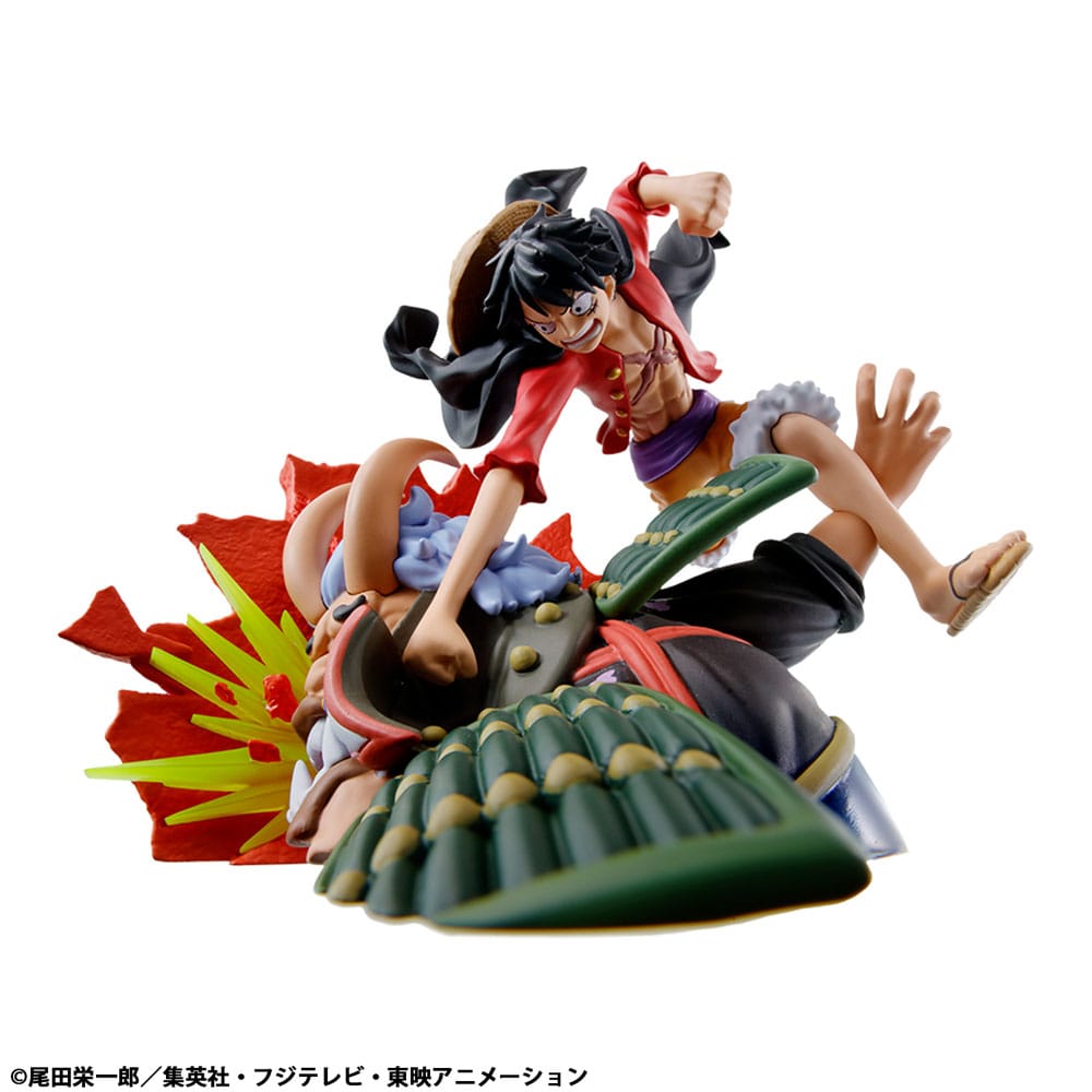 One Piece Petitrama PVC Mini Statue Logbox Re Birth Wano Kuni Vol. 1 Set 9 cm