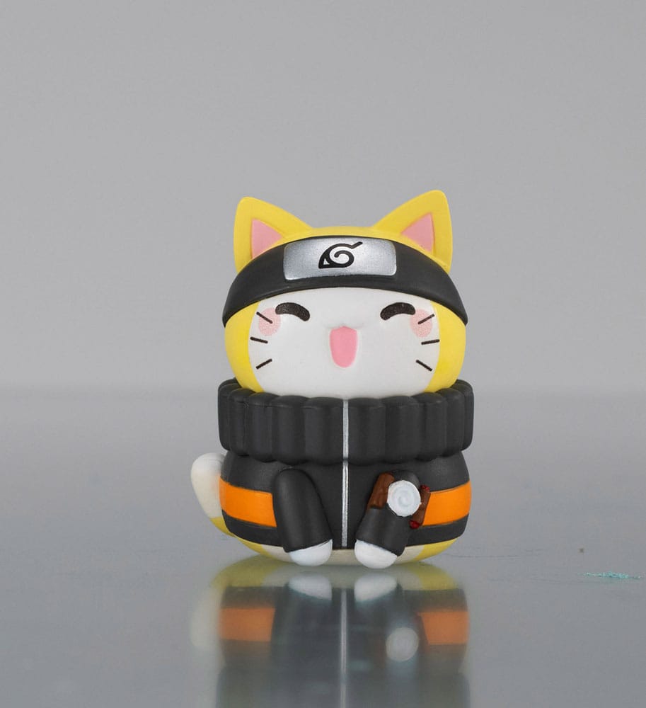 Naruto Shippuden Mega Cat Project Nyaruto Series Trading Figure with pouch Naruto 2025 Limited Edition 7 cm