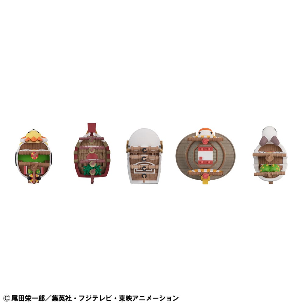 One Piece Yuracolle Series Trading Figure 5-Pack Grand Line 6 cm
