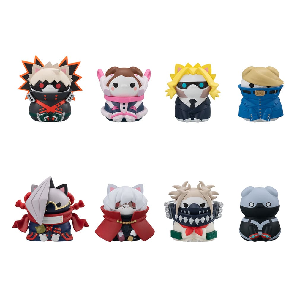 My Hero Academia Mega Cat Project Heroaca Cats No.02 3 cm Assortment (8)