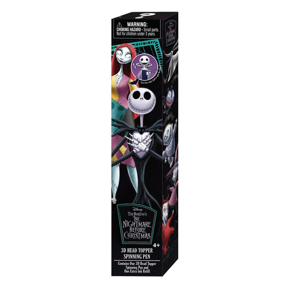 Nightmare before Christmas pen 3D Head Topper Spinning Pen