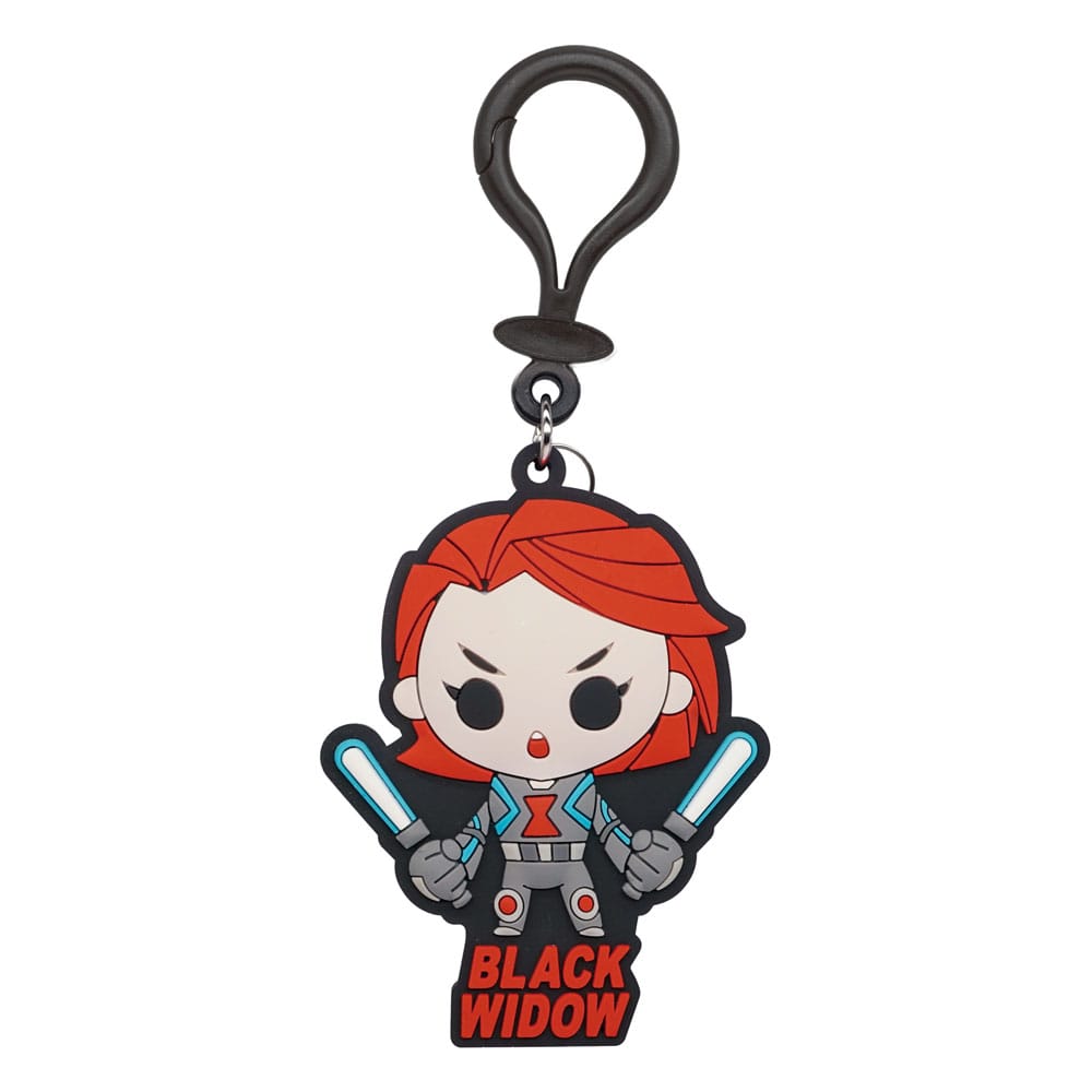 Marvel Soft Touch PVC Bag Clip Black Widow