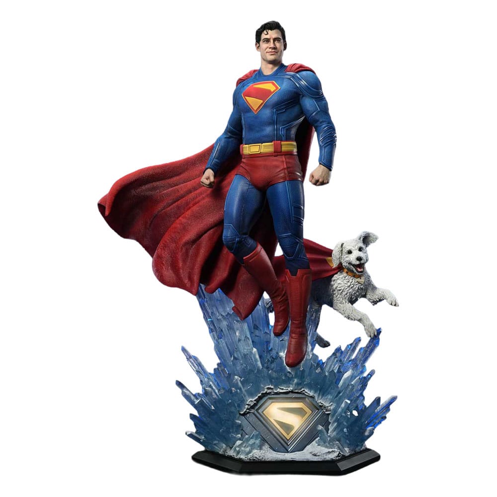 Prime 1 Studio's Superman & Krypto Real Elite Masterline Series Statue - 1/3 Scale Iconic Heroes