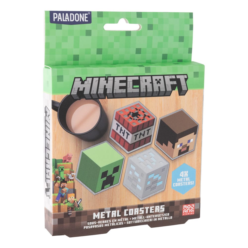 Minecraft Coaster 4-Pack