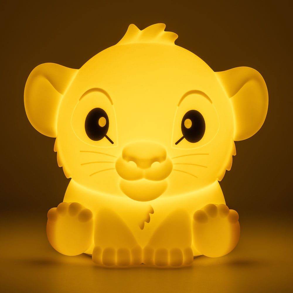 Disney Squishy Glo Silicon Light The Lion King Simba 15 cm