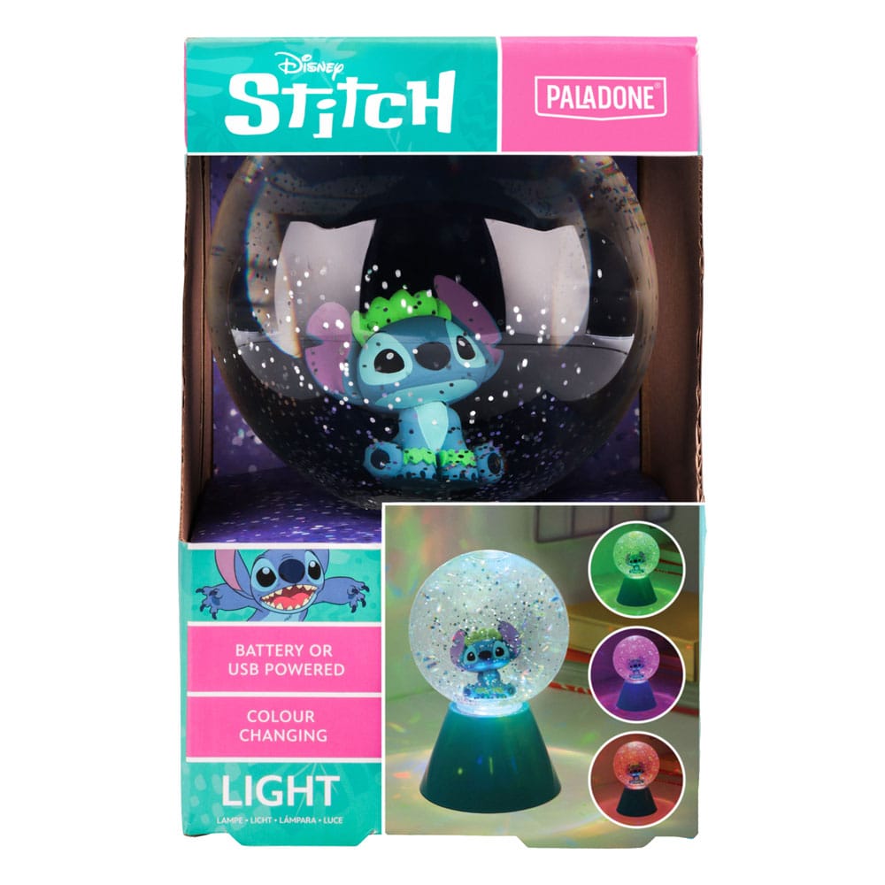 Lilo & Stitch LED-Lamp Stitch Glitter Ball 17 cm