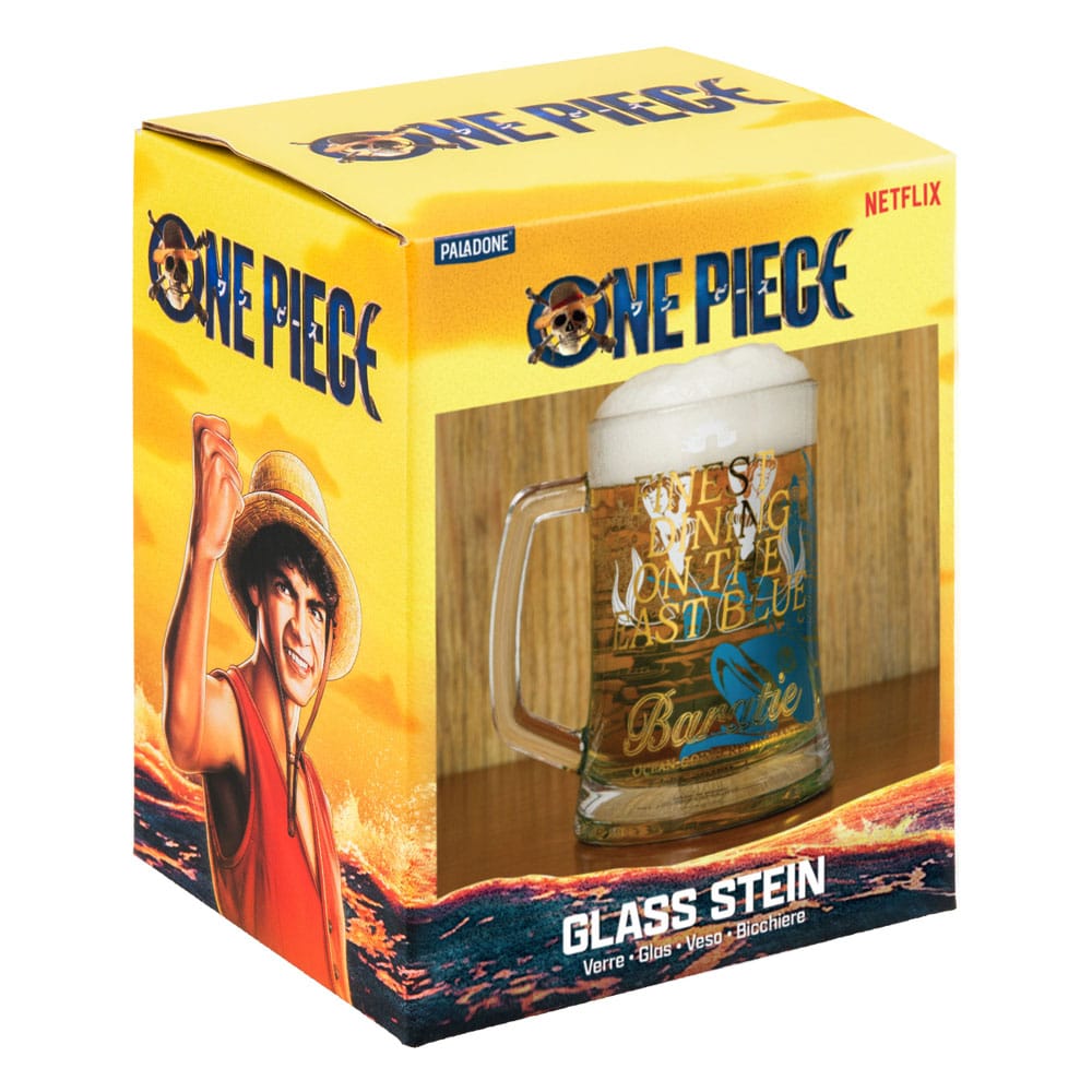 One Piece Beer Pint Glass