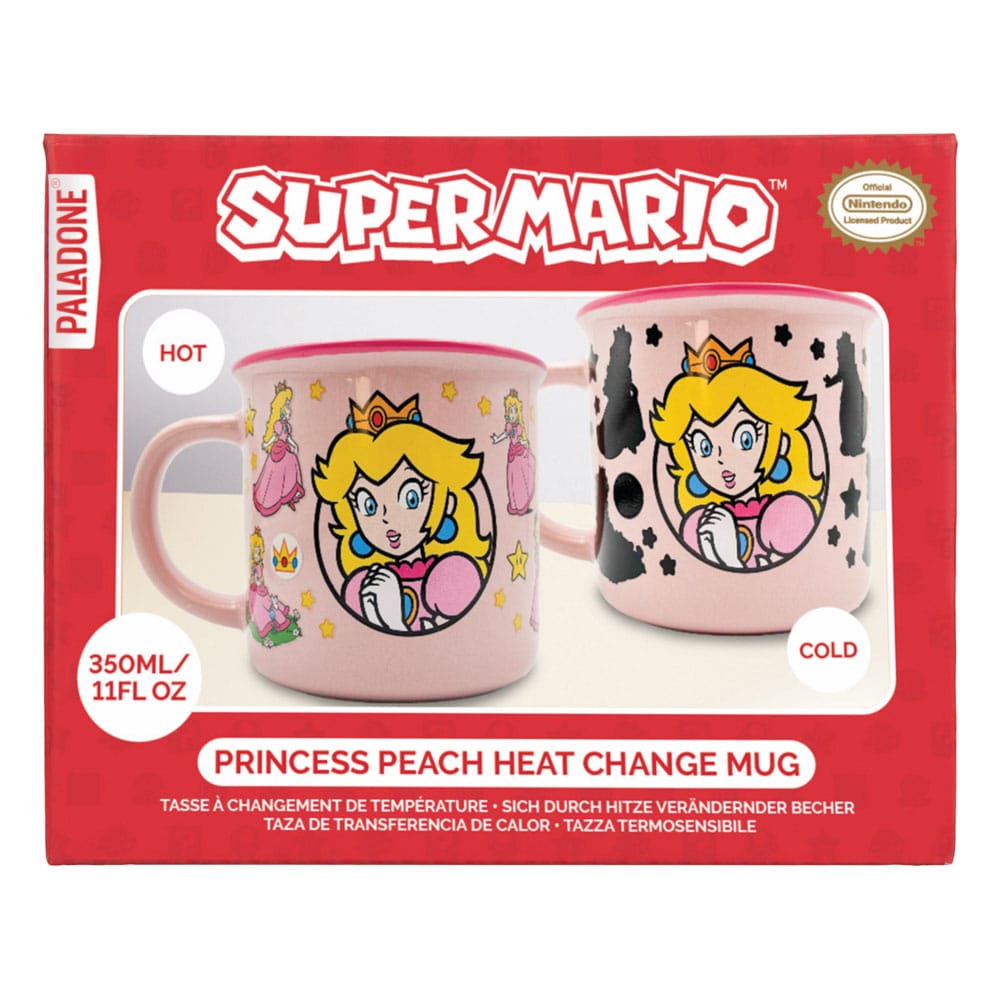 Super Mario Heat Change Mug Princess Peach