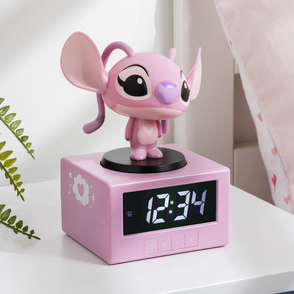 Lilo & Stitch Icon Alarm Clock Angel 12 cm