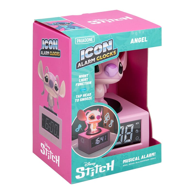 Lilo & Stitch Icon Alarm Clock Angel 12 cm