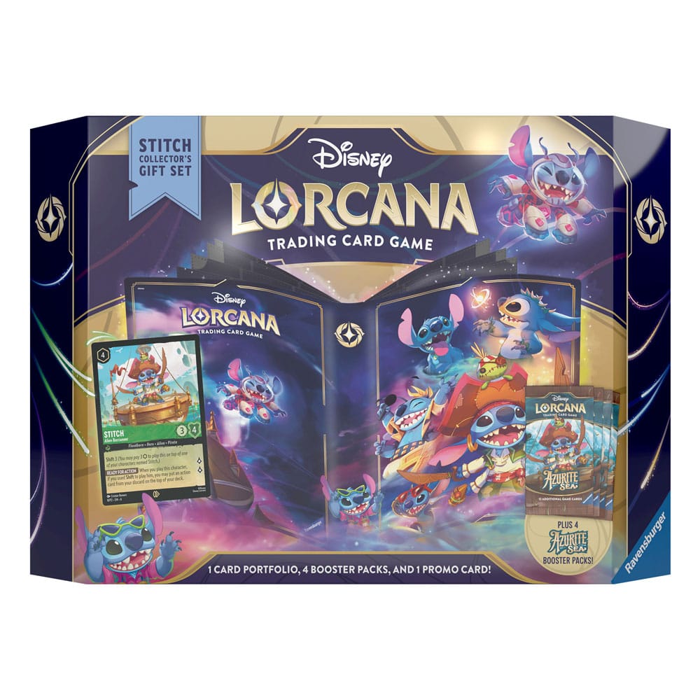 Disney Lorcana TCG Azurite Sea Gift Set Stitch English Edition