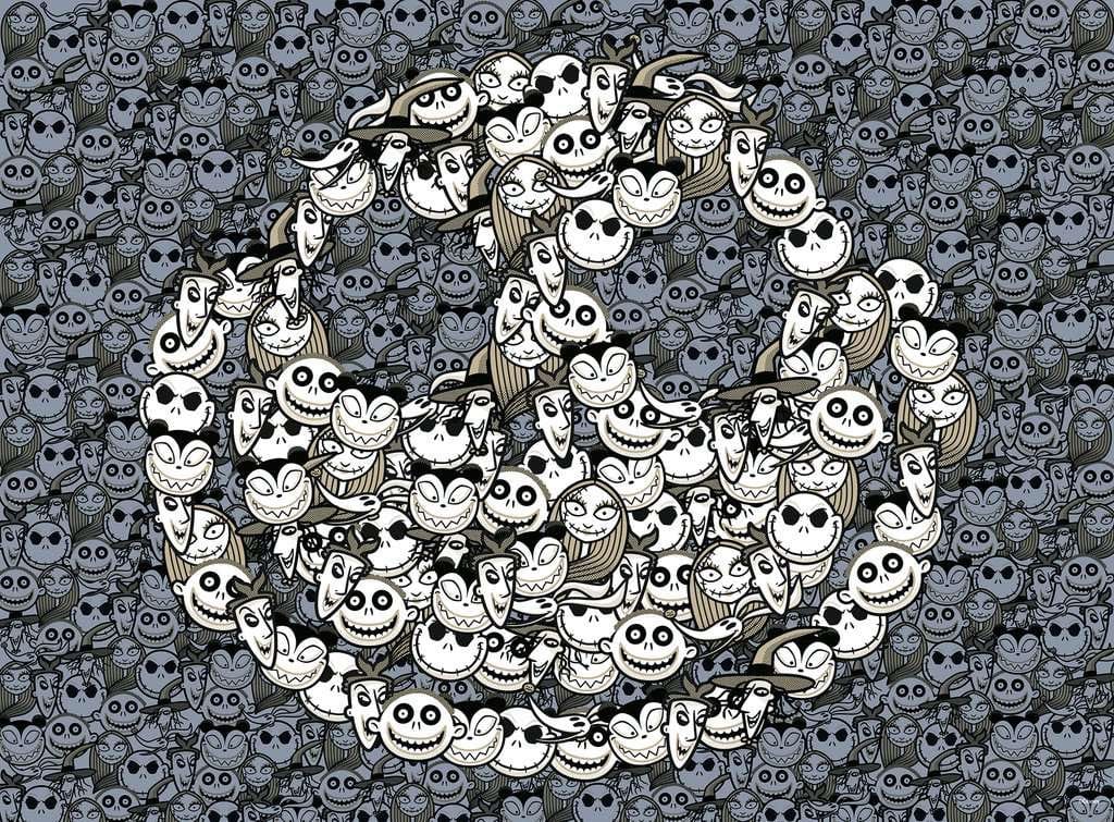 The Nightmare Before Christmas Challenge Jigsaw Puzzle King of Fright (500 pieces)