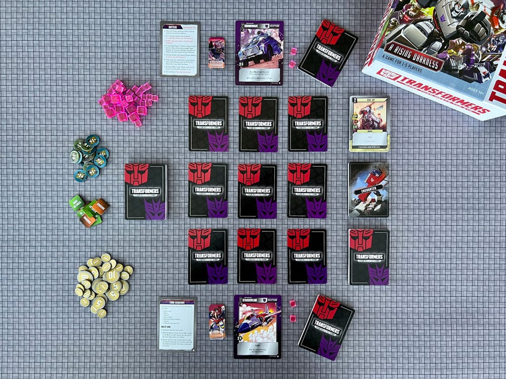 Transformers card game Deck-Building A Rising Darkness Englische Version
