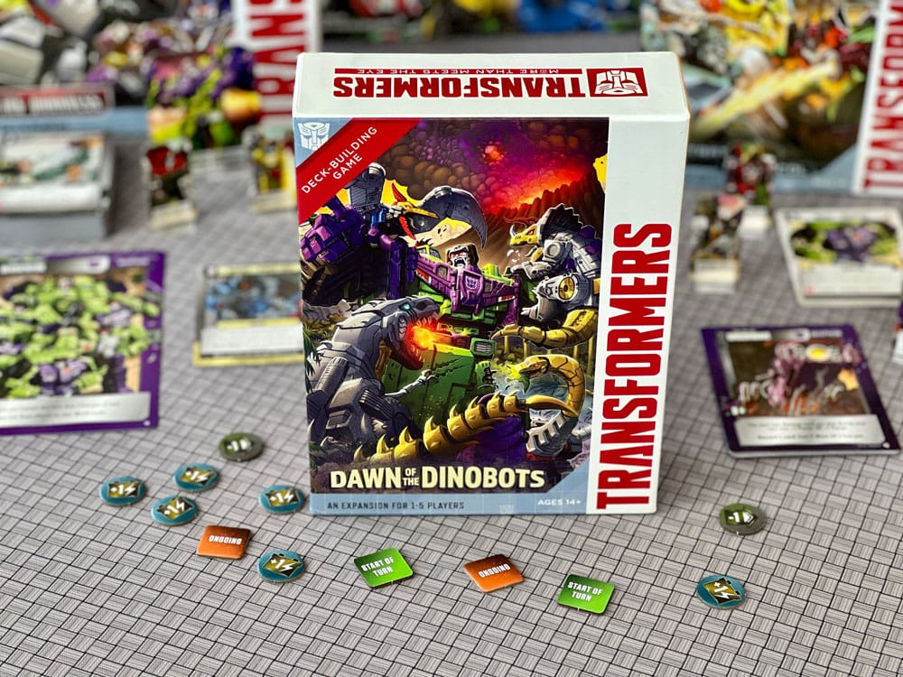 Transformers card game Deck-Building Dawn of the Dinobots Expansion Englische Version