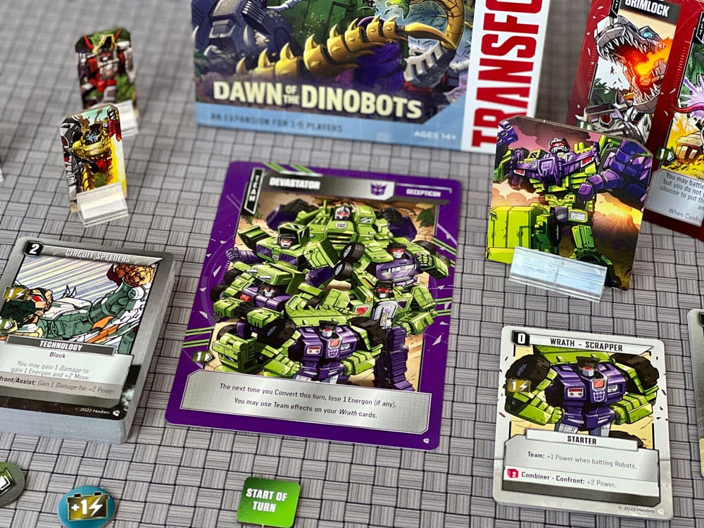 Transformers card game Deck-Building Dawn of the Dinobots Expansion Englische Version