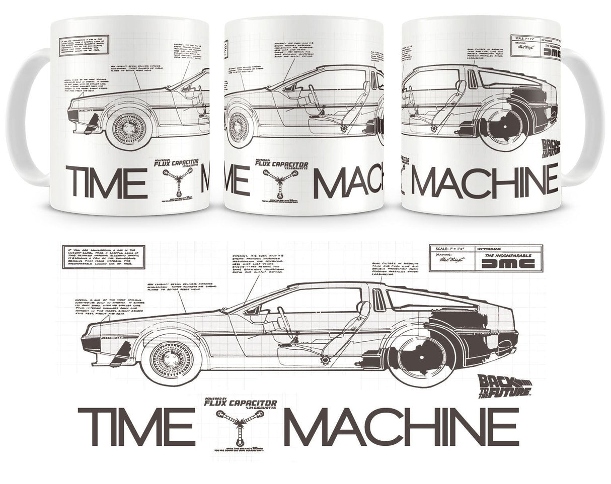 Back to the Future Mug Time Machine