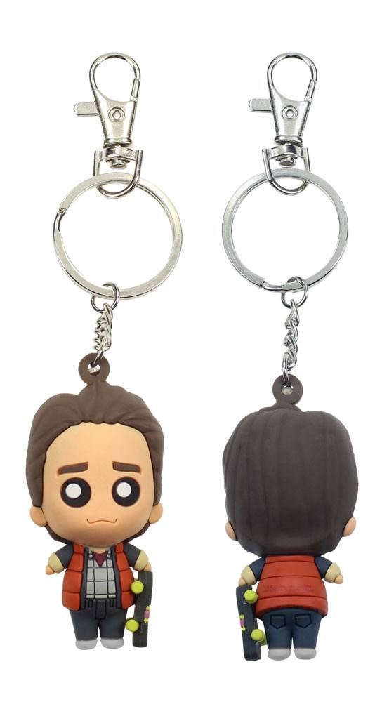 Back to the Future Pokis Rubber Keychain Marty McFly 6 cm