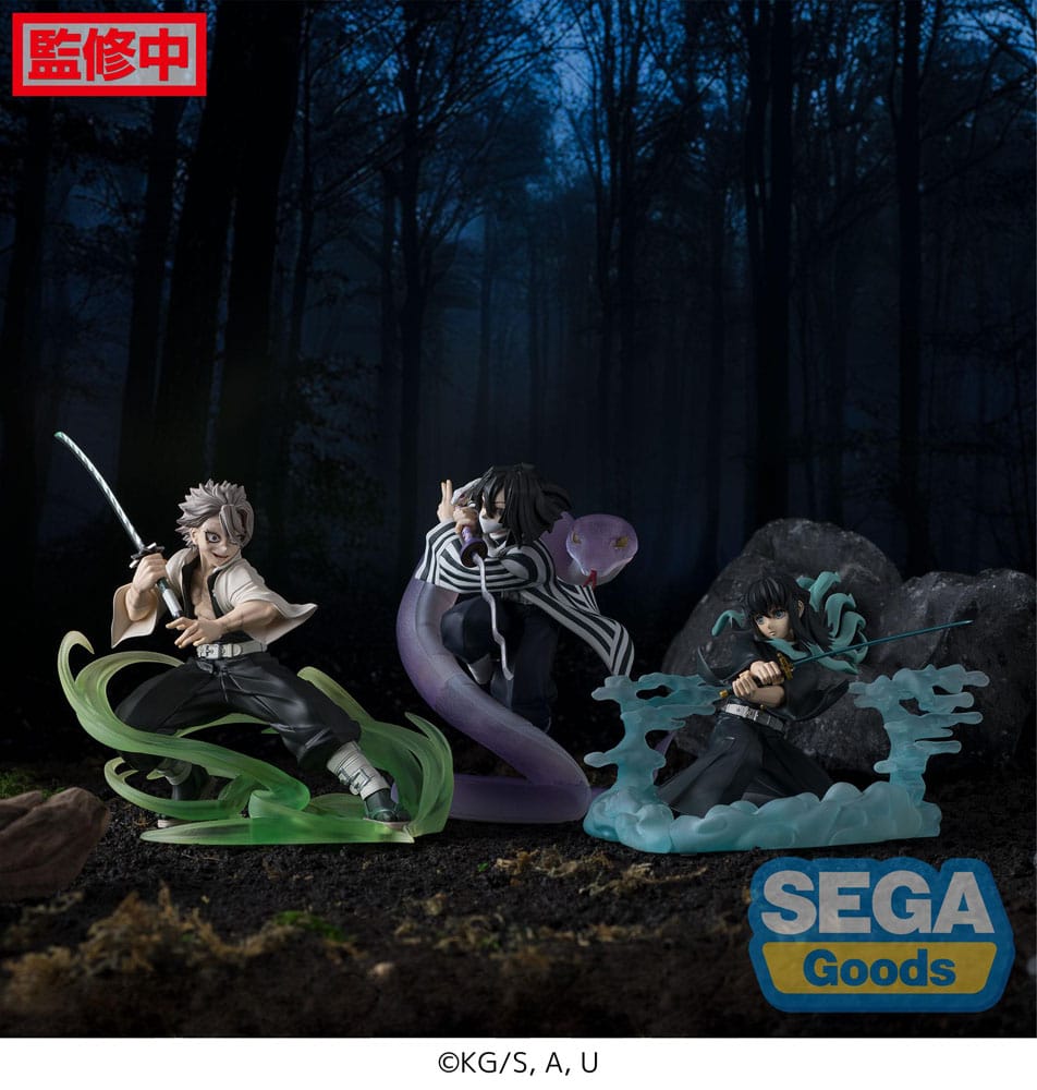 Demon Slayer: Kimetsu no Yaiba Xross Link Anime PVC Statue Sanemi Shinazugawa Hashira Training Arc 12 cm