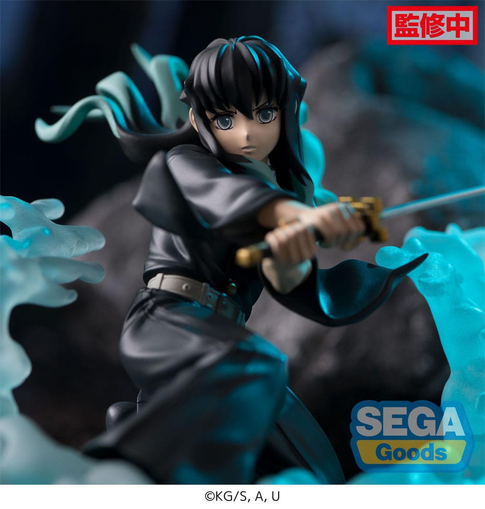 Demon Slayer: Kimetsu no Yaiba Xross Link Anime PVC Statue Muichiro Tokito Hashira Training Arc 11 cm