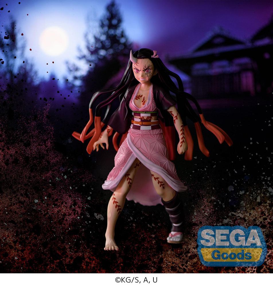 Demon Slayer: Kimetsu no Yaiba Figurizm PVC Statue Nezuko Kamado Demon Form Advancing Ver. 21 cm