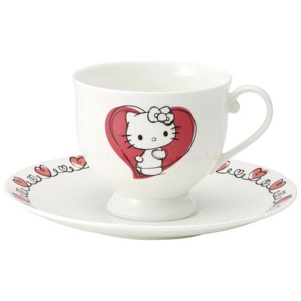 Sanrio Bone China Mug & Plate Set Hello Kitty