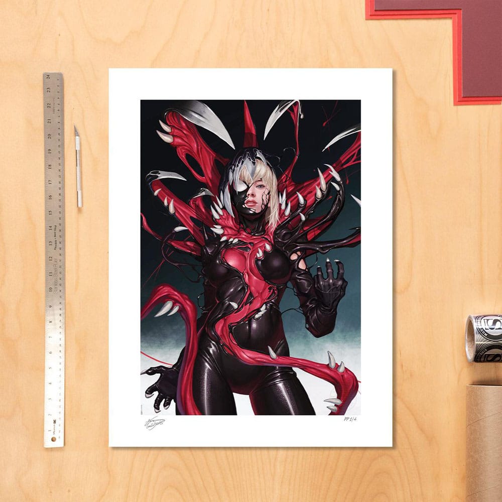 Marvel Art Print Gwenom vs. Carnage (King in Black: Gwenom vs. Carnage #1 (2021)) 61 x 45 cm - unframed