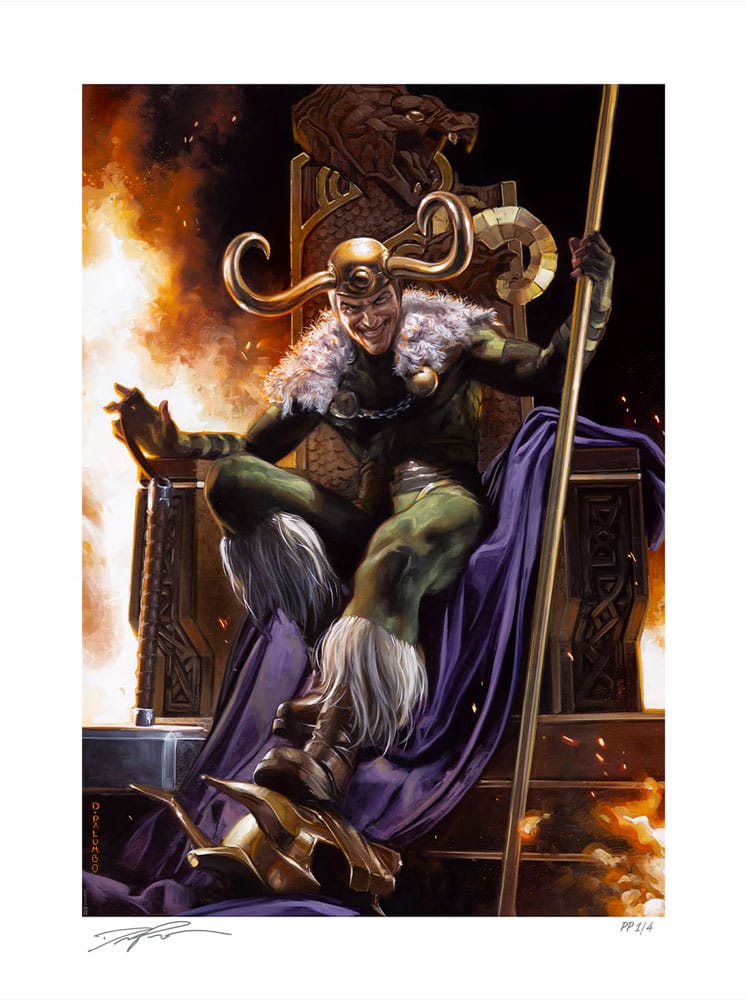 Marvel Art Print Loki: God of Mischief 46 x 61 cm - unframed