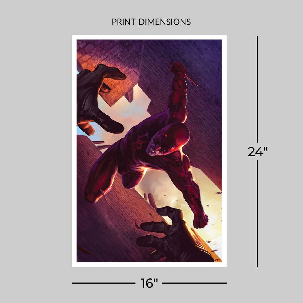 Marvel Art Print Daredevil: The Man Without Fear 60 x 41 cm - unframed