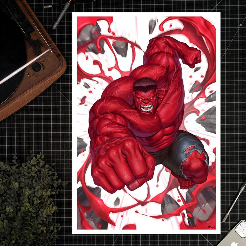 Marvel Red Hulk #1 Art Print Red Hulk 61 x 41 cm - unframed
