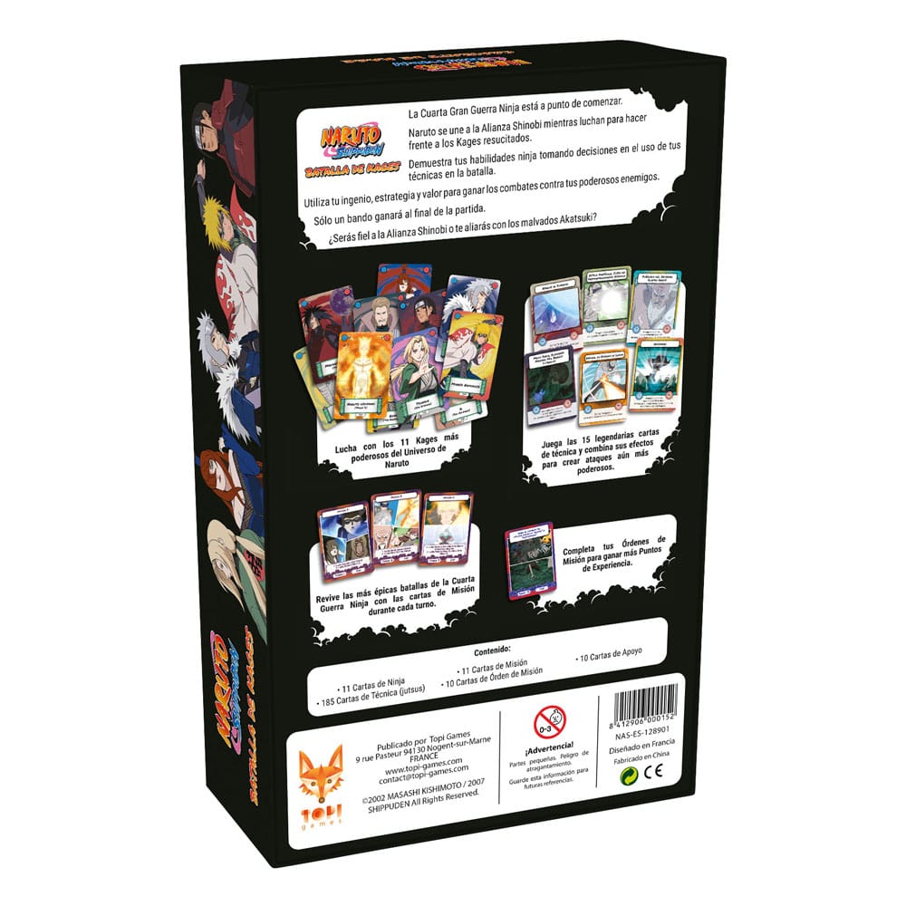 Naruto Card Game Kage Battle Spain Version