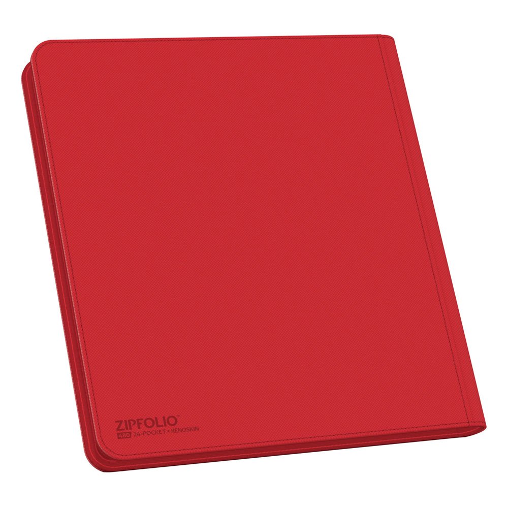 Ultimate Guard Zipfolio 480 24-Pocket Xenoskin - Red