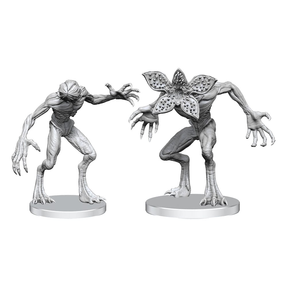 Stranger Things Unpainted Miniatures Demogorgons