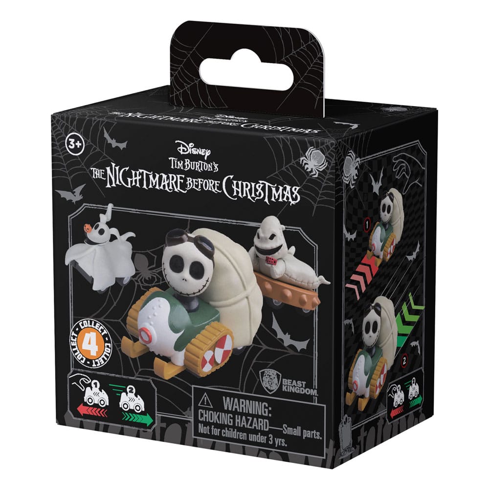 Nightmare Before Christmas Zoom Hero Pullback Vehicles with Figures (Blind Box Ver.) Assortment (12)
