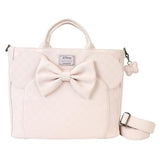 Loungefly Minnie Mouse Checkered Texture Convertible Backpack & Tote Bag