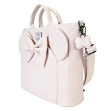 Loungefly Minnie Mouse Checkered Texture Convertible Backpack & Tote Bag