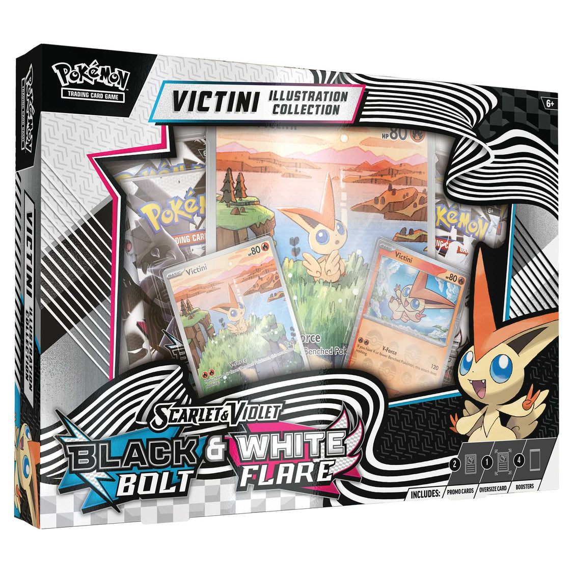 Pokemon TCG: Scarlet & Violet 10.5 - Black Bolt & White Flare - Unova Victini Illustration Collection