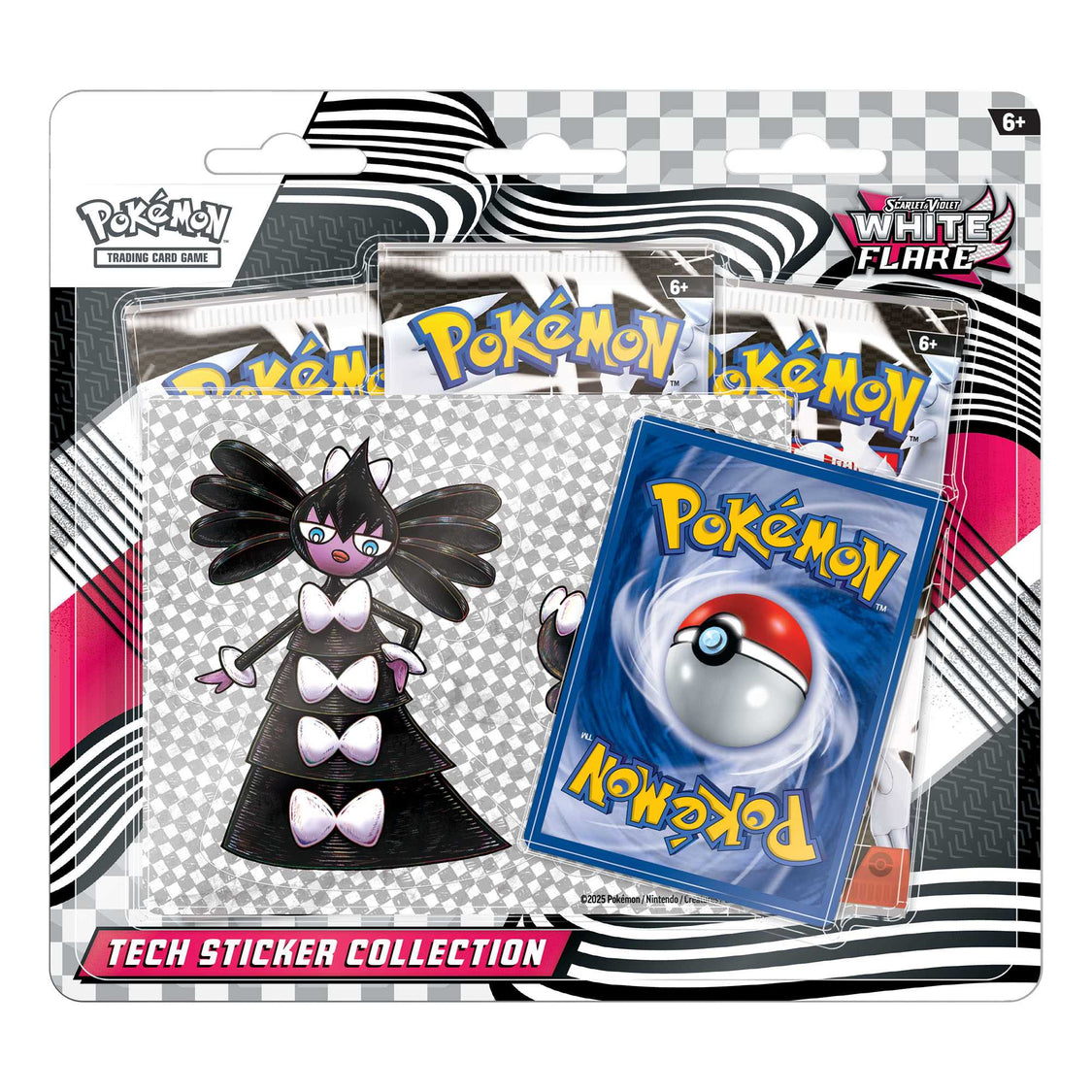 Pokemon TCG: Scarlet & Violet 10.5 - Black Bolt - Tech Sticker Collection - Reuniclus