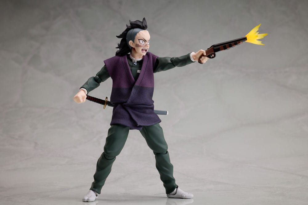 Demon Slayer: Kimetsu no Yaiba BUZZmod Action Figure 1/12 Genya Shinazugawa 15 cm  