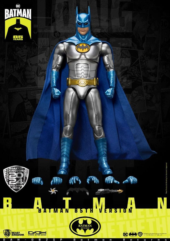 DC Comics Dynamic 8ction Heroes Action Figure 1/9 Batman Returns Batman 85th Version 21 cm